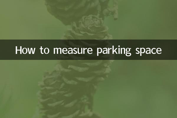 Wie man den Parkplatz misst