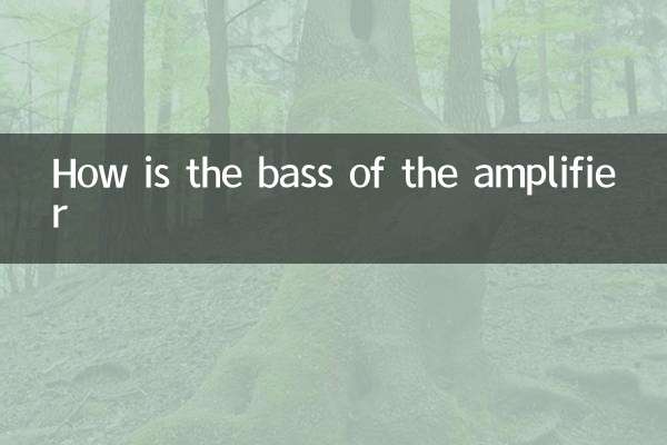 How is the bass of the amplifier