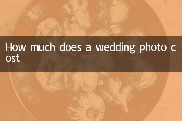 How much does a wedding photo cost
