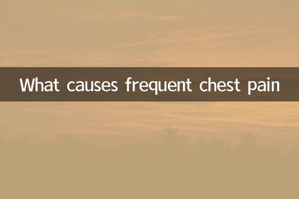 What causes frequent chest pain