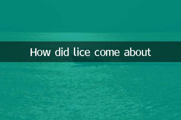 How did lice come about