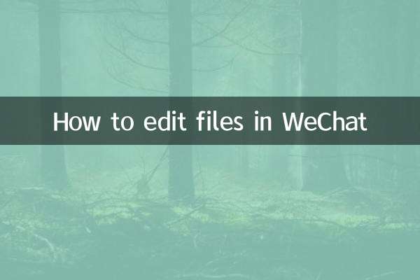 Cómo editar archivos en WeChat