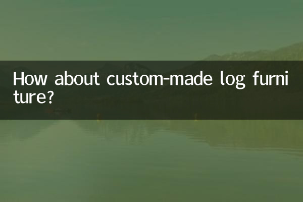 How about custom-made log furniture?