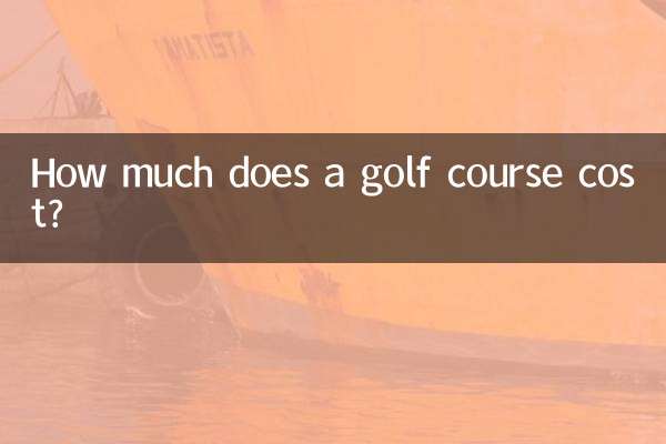 Wie viel kostet ein Golfplatz?