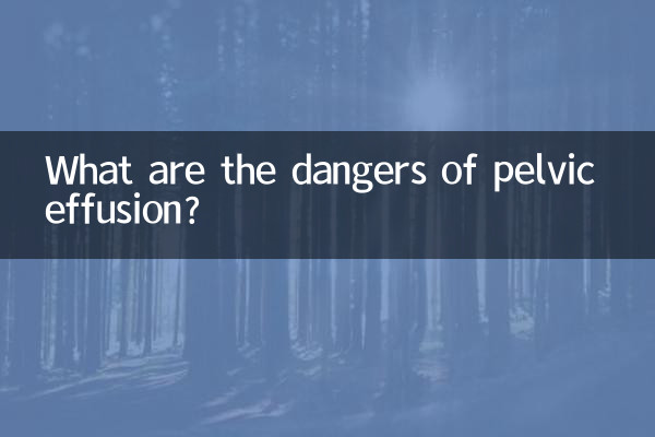 What are the dangers of pelvic effusion?