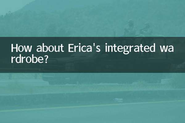 Che ne dici del guardaroba integrato di Erica?