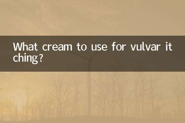 Que creme usar para coceira vulvar?