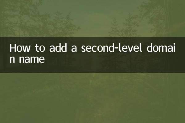 Come aggiungere un nome di dominio di secondo livello