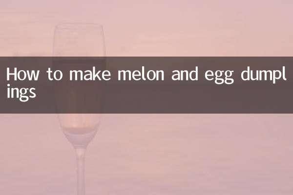 Cómo hacer empanadillas de melón y huevo