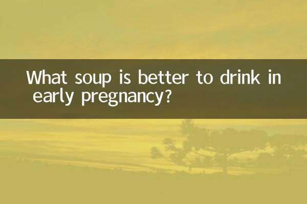 Quale zuppa è meglio bere all'inizio della gravidanza?