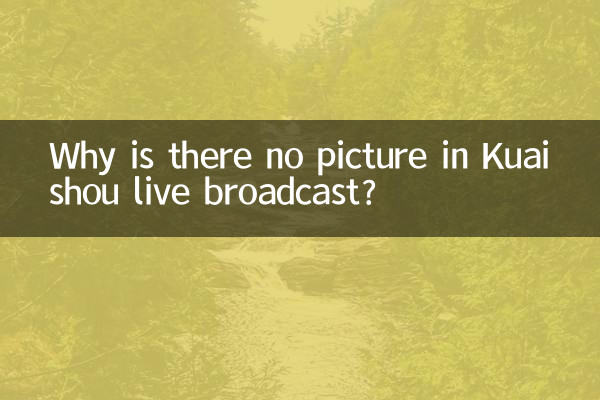 Warum gibt es in der Live-Übertragung von Kuaishou kein Bild?