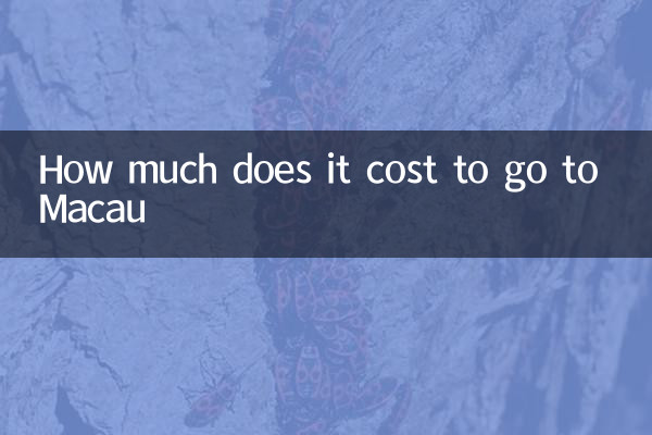 मकाऊ जाने में कितना खर्च होता है?