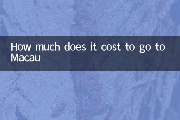 मकाऊ जाने में कितना खर्च होता है?