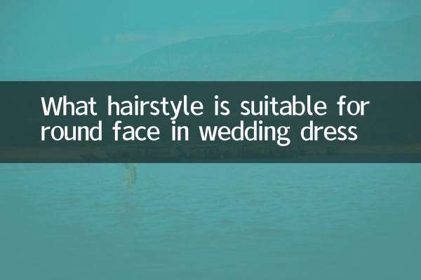 웨딩드레스 동그란 얼굴에 어울리는 헤어스타일은?