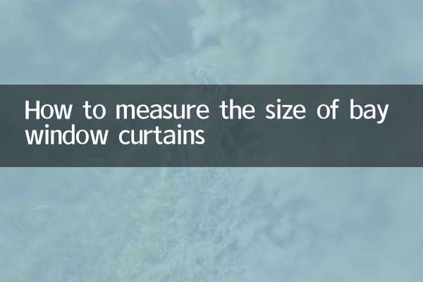 Como medir o tamanho das cortinas da janela saliente