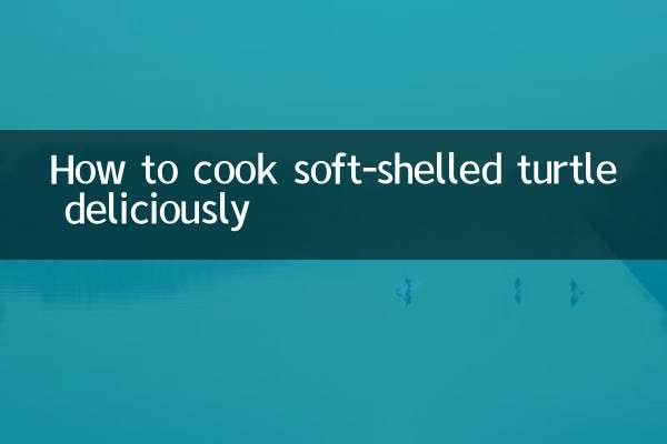 Come cucinare deliziosamente la tartaruga dal guscio molle