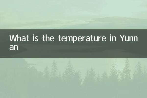 What is the temperature in Yunnan