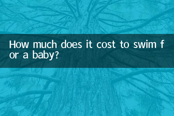 Quanto costa nuotare per un bambino?