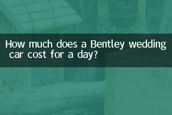 ¿Cuánto cuesta un coche de boda Bentley por día?