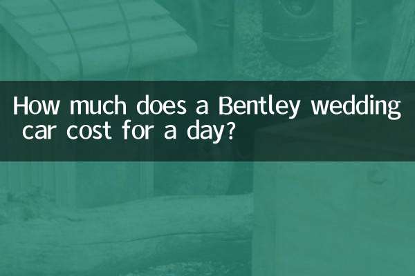 ¿Cuánto cuesta un coche de boda Bentley por día?