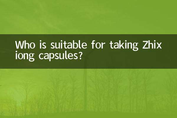 Quem é adequado para tomar cápsulas Zhixiong?