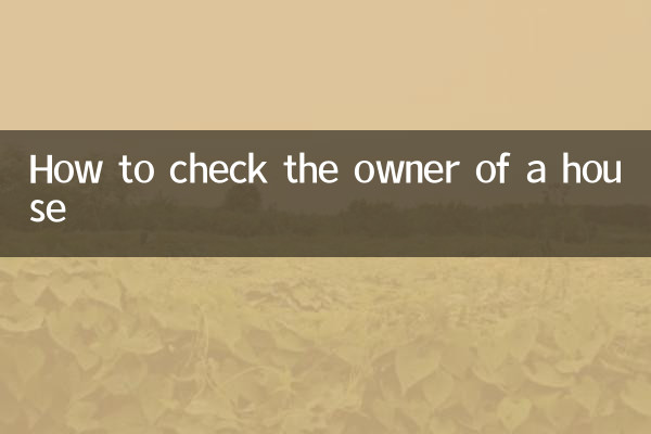 怎么查房子的户主