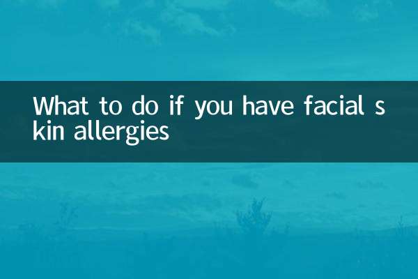 O que fazer se você tiver alergias cutâneas faciais