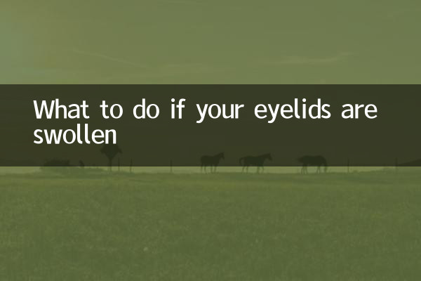 What to do if your eyelids are swollen