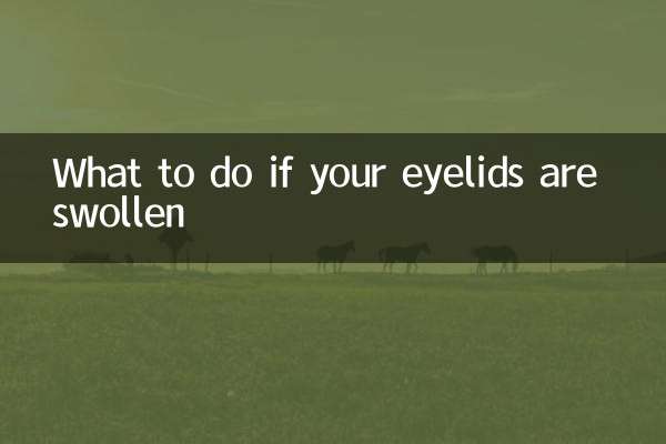 What to do if your eyelids are swollen