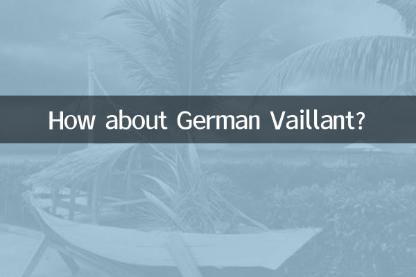 E o Vaillant alemão?