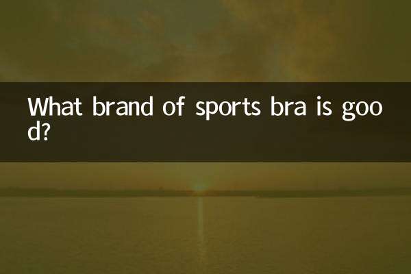 What brand of sports bra is good?