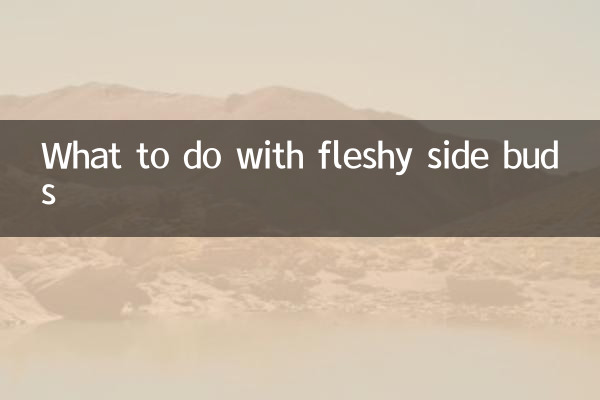 Was tun mit fleischigen Seitenknospen?