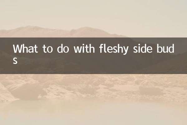 ¿Qué hacer con los cogollos laterales carnosos?