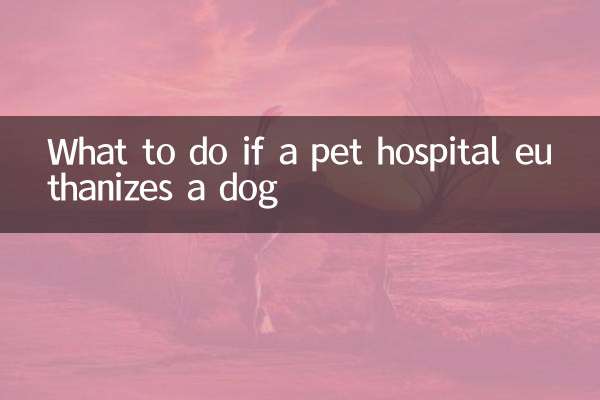একটি পোষা হাসপাতাল একটি কুকুর euthanizes যদি কি করতে হবে