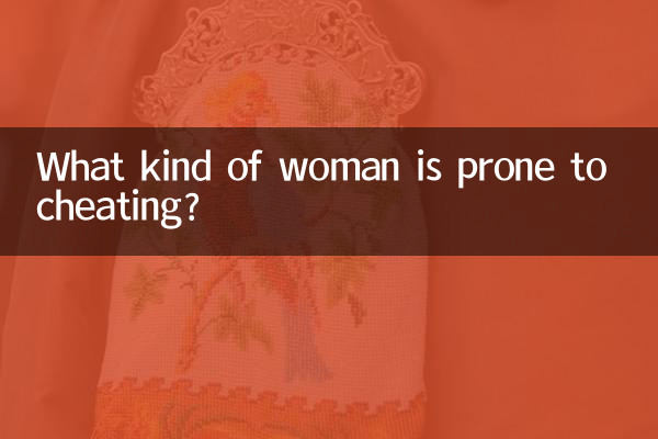What kind of woman is prone to cheating?