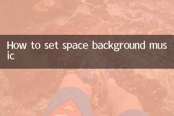 Come impostare la musica di sottofondo spaziale