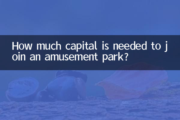 遊園地に参加するにはどれくらいの資金が必要ですか?