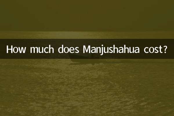 मंजुशहुआ की लागत कितनी है?