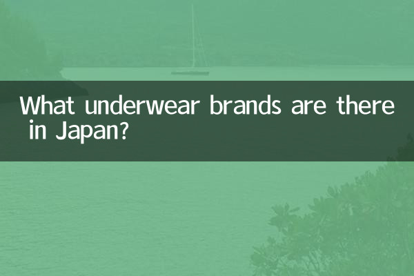 Quais marcas de roupas íntimas existem no Japão?