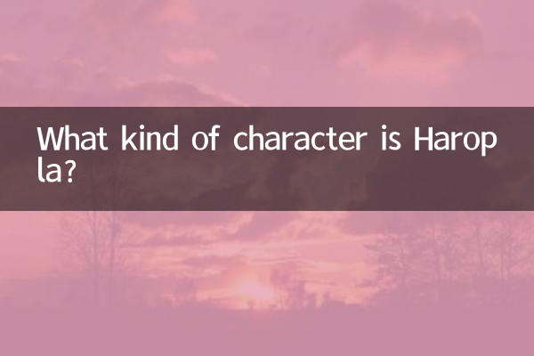 Che tipo di personaggio è Haropla?