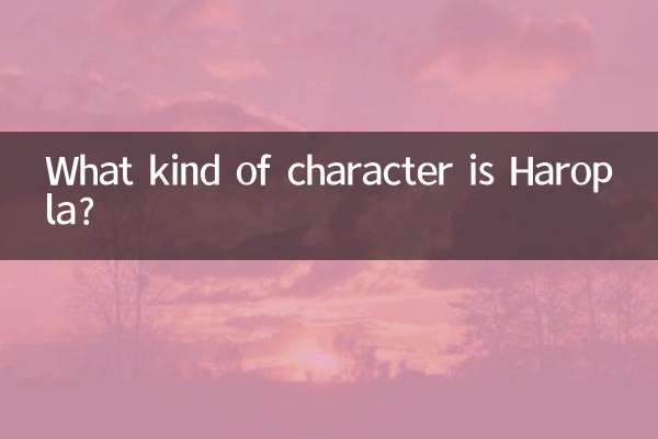Was für ein Charakter ist Haropla?