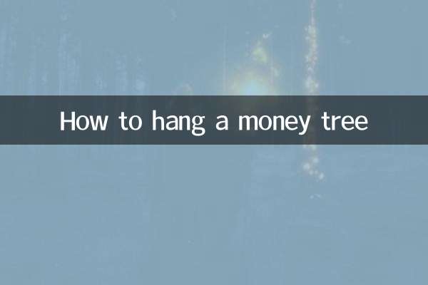 How to hang a money tree