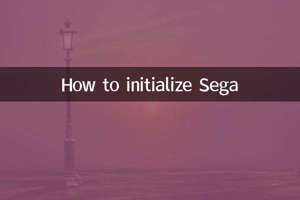 Como inicializar a Sega