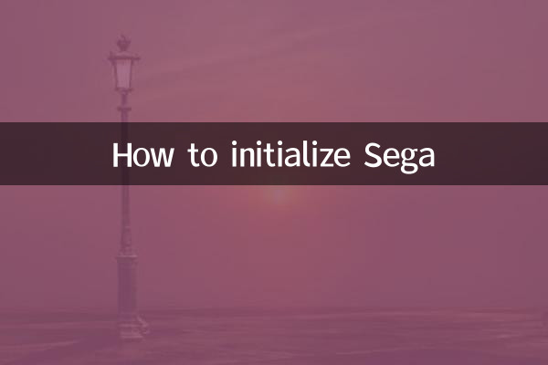 Wie man Sega initialisieren