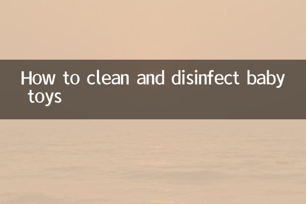 Come pulire e disinfettare giocattoli per bambini
