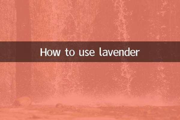 Come usare la lavanda