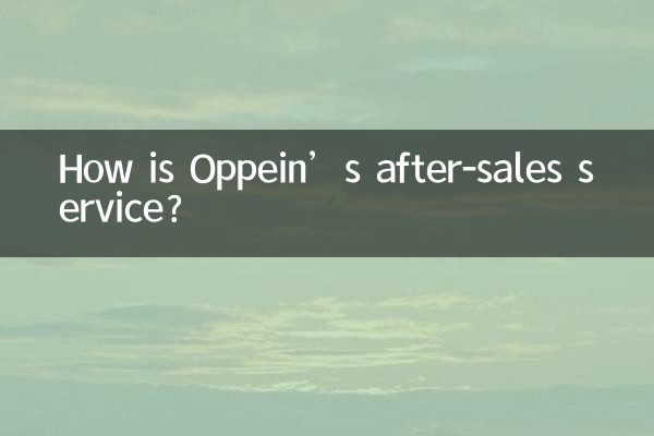 Como é o serviço pós-venda da Oppein?