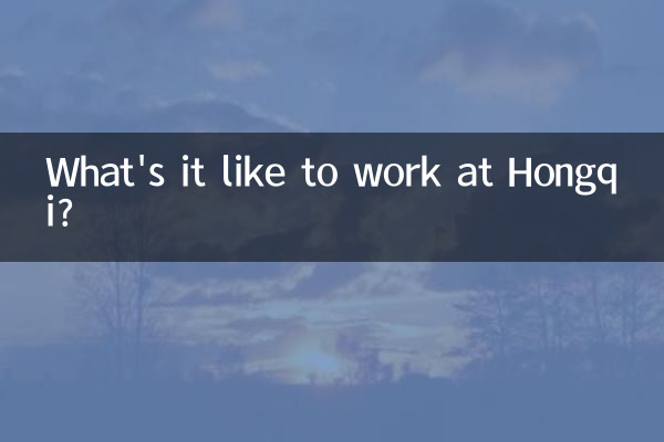 Com'è lavorare a Hongqi?