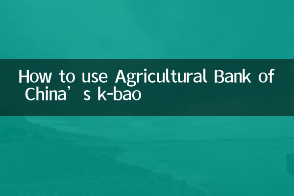 中国農業銀行のk-baoの使い方