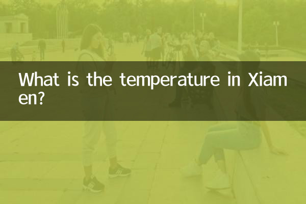 Quelle est la température à Xiamen?
